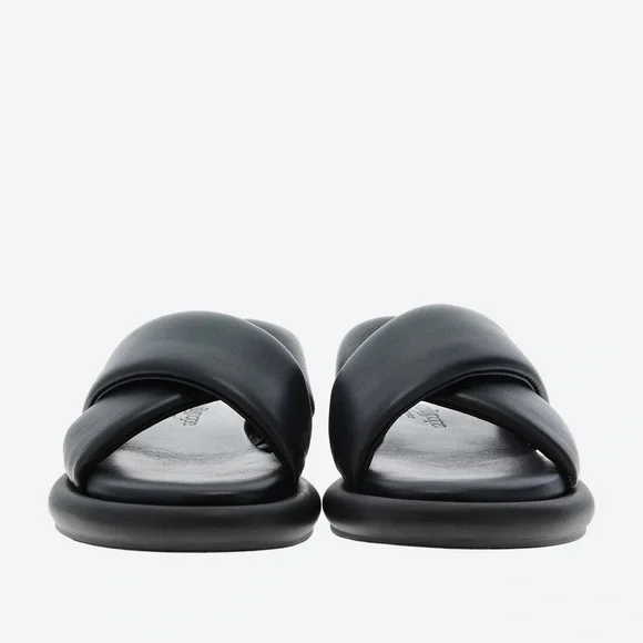 gravitypope Jackie Leather Cushioned Crisscross Sandal - Picture 3 of 12